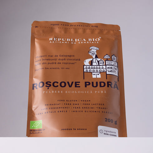 Pudra de roscove, pulbere ecologica pura Republica BIO, 200 g